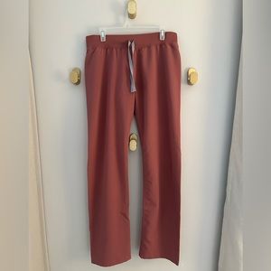 Figs Livingston Basic Scrub Pants - Mauve - Size Medium/Tall